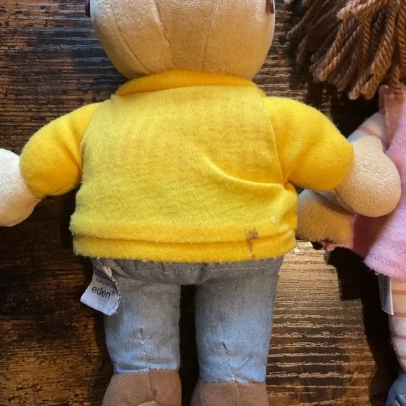Vintage 1996 Eden Arthur & DW Plush Set of 2 - Picture 4 of 10
